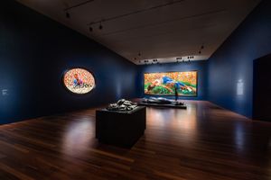 Exhibition view: Kehinde Wiley, _An Archaeology of Silence_, de Young Museum, San Francisco (18 March–15 October 2023). Courtesy Fine Arts Museums of San Francisco. Photo: Gary Sexton.
